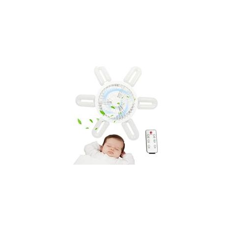 Fonctionnalité 2 En 1 Ventilateur à Douille LED, Lumière Réglable à 360 Degrés, Ampoule Silencieuse Pour Plafond Pour Améliorer (1/5)
