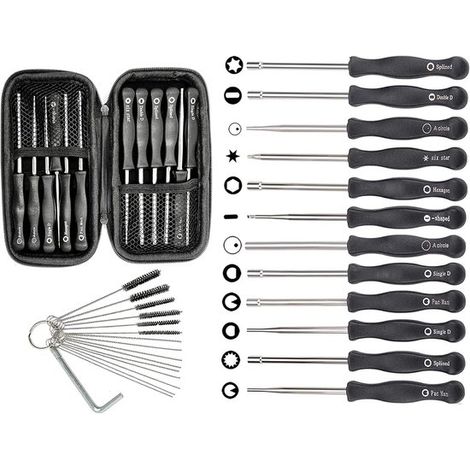 Herramientas para ajuste de carburador,12 piezas,aptas para motores de 2 tiempos,compatibles con Poulan