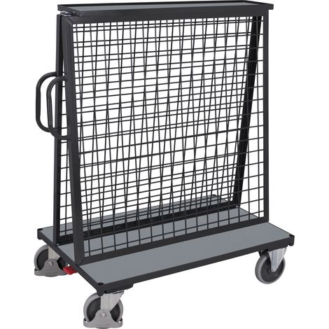 Cordes Werkstückwagen mit Ablage RAL 7016 (1/4)