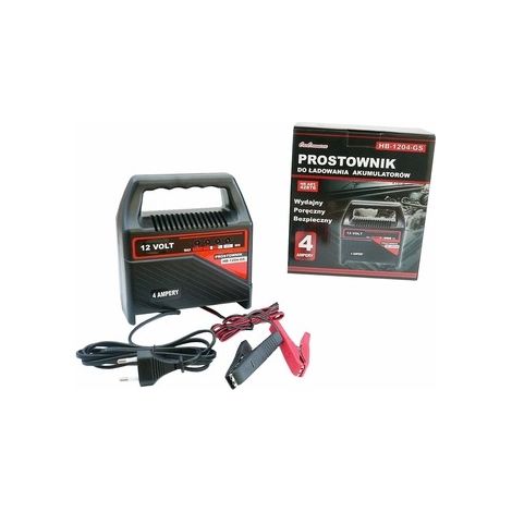Nome Raddrizzatore HB-1204 GS 12V 4A - Caricabatterie per batterie al piombo-acido