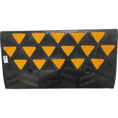 RAMPA MODULARE IN GOMMA CARRABILE GOMMA MARCIAPIEDI 60x30x10cm (1/4)