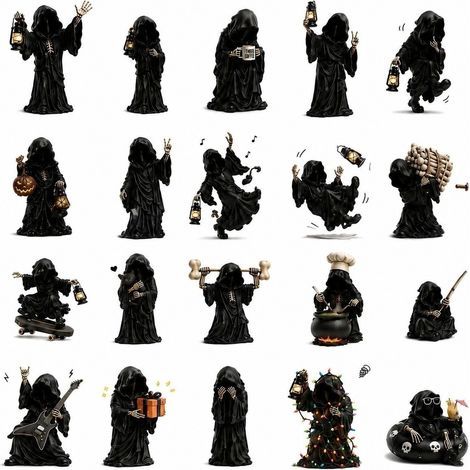 Calendario dell'Avvento di Halloween in acrilico, tipo O, novità 2026, conto alla rovescia per le festività. (1/2)