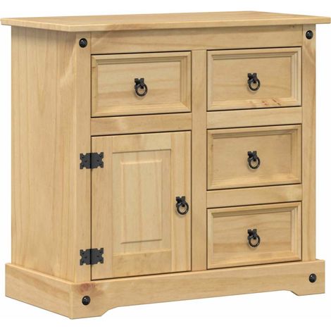 vidaXL Buffet Corona 87x40x76 cm Massivholz Kiefer