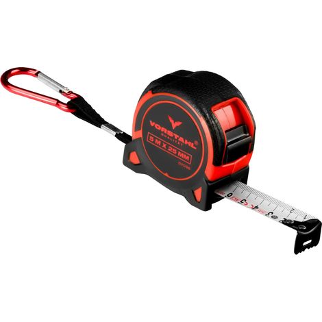 Mètre ruban Mètre ruban double face Mousqueton 10 m 30 mm Vorstahl (1/5)