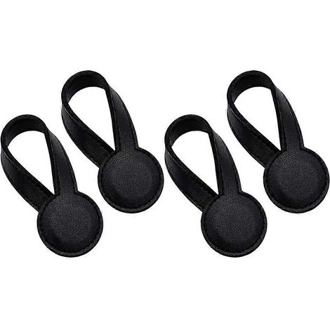 Set di 4 portasciugamani magnetici in pelle, clip per asciugamani di facile accesso, clip magnetiche, clip per asciugamani, per cucina e bagno. (1/5)