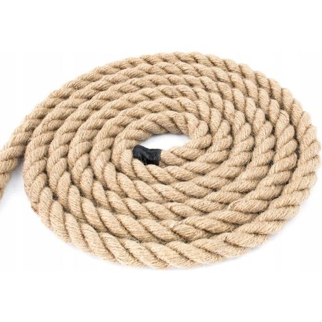 DQ-PP Corde en jute naturelle 16mm 25m DIY jardin