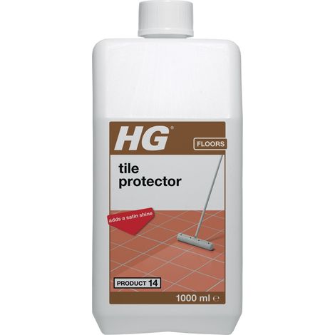 HG 110100106 Tile Protector and Satin Gloss Polish - 1 Liter, Suitable for Various Surfaces