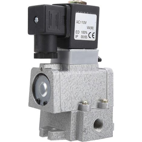 Pneumatisches Magnetventil, 2 Positionen, 3-Wege-Elektrosteuerung, G1/4 Zoll, K23JD‑8, 10 Hz, 110 V AC