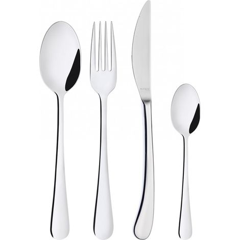 Set posate 24 pezzi in scatola regalo con finestra Settimocielo Acciaio Lucido Bugatti (1/2)
