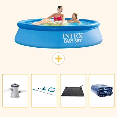 Intex Piscine Easy Set Ronde - 244x61 cm - 5-pièces  S235 (1/5)
