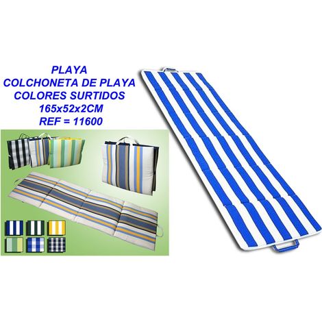 Tappetino da spiaggia Colori Assortiti 165x52x2 cm