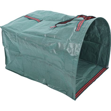 Sac à feuilles jardin type pelle réutilisable PP non tissé collecteur déchets pelouse tonte 270L 105x56x43cm / 41.3x22.0x16.9in 1 sac + 1 cadre (1/5)