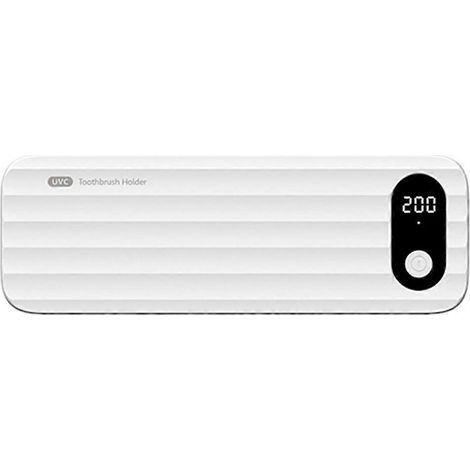 Nettoyeur de brosses à dents intelligent Smart Sanitizeri, porte-brosse à dents sans fil, sans perçage, rechargeable, mural.