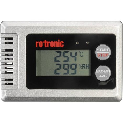Rotronic HL-1D-SET Registrador de Temperatura y Humedad Gris