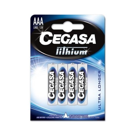 CEGASA PILA LITIO FR03 AAA BL4