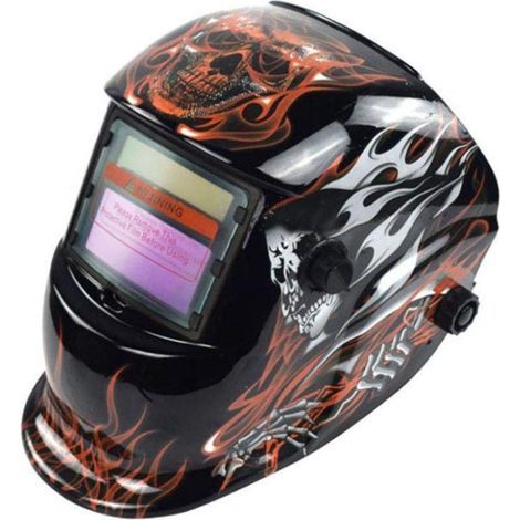 GENERIC-Casque de Soudure Automatique - Masque de Soudure avec 2 Lentilles et 2 Capteurs de filtre à ombre réglables DIN9-13 pour le soudage à l'arc de MIG TIG MAG [Classe énergétique A+++] (1/5)