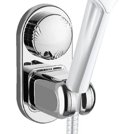 ZVD Support de pommeau de douche support de pommeau de douche à main réglable support de pulvérisateur de bidet à ventouse pour cuisine et salle de bain (1/4)