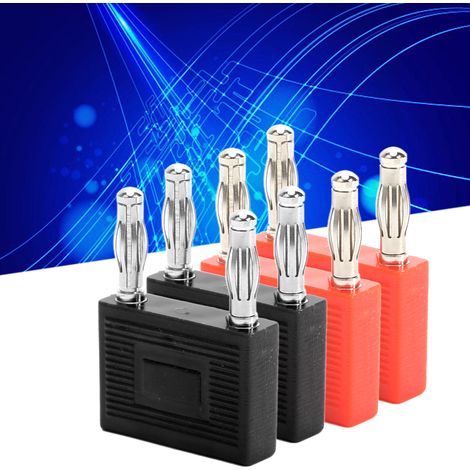 Zwei Sets werden zusammen verkauft, zweireihiger Stecker, in zwei Teile geteilt, Kurzschlussstecker, Doppelstecker, Klemmenabstand 19 mm, Kurzschlussstecker 4 mm. (1/5)