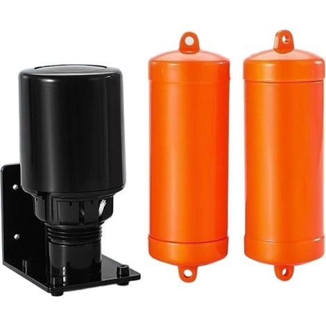 Schwimmerschalter 70AB, automatischer Wasserstandsregler 5A 250V, Doppelkugel für Pumpentank, Schwimmbadwasserversorgungssystem (orange) (1/5)