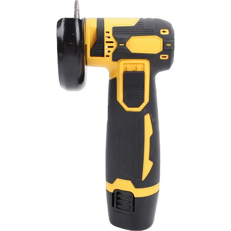 Mini meuleuse d'angle sans balais, polisseuse électrique 12 V sans fil avec 6 lames et 2 batteries 1500 mAh. Poignée ergonomique pour couper, meuler et polir. Prise UE. (1/5)