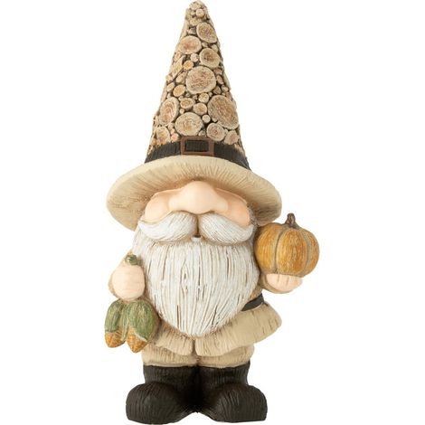 Statuette Déco Lutin "Chalet" 40cm Naturel
