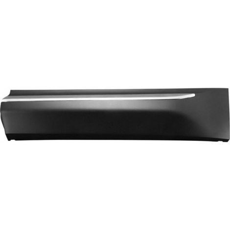 Moulure de porte arrière gauche noire et chromée Skoda Kodiaq phase 1 2016-2021