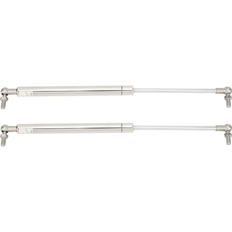 Vérin à gaz 414mm amplitude soutien coffre inox pour trappe sol meuble boîte outils caravane camion camping-car lot de 2 (1/5)
