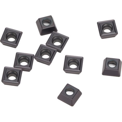 10 plaquettes de tournage en carbure indexables et revêtues pour le fraisage du bois sur tours CNC SPMG090408‑DG (1/5)