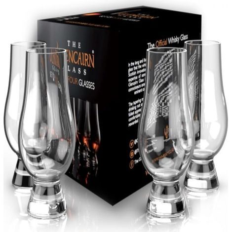 Verre a whisky - Verre en verre cristal clair - Pour whisky bourbon rhum cocktails - Lot de 4 - 200 ml (1/5)