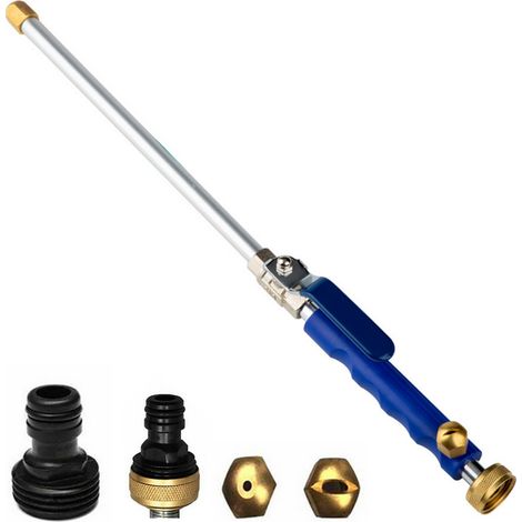 Lance de Nettoyage Haute Pression Portable Alloy avec 2 Embouts pour Jardin Arrosage Lavage Auto (1/5)