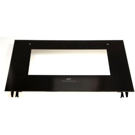 Continental Edison – Vitre four extérieure noire pour four – Pièce détachée compatible CEFE5ECB2 – 20789999