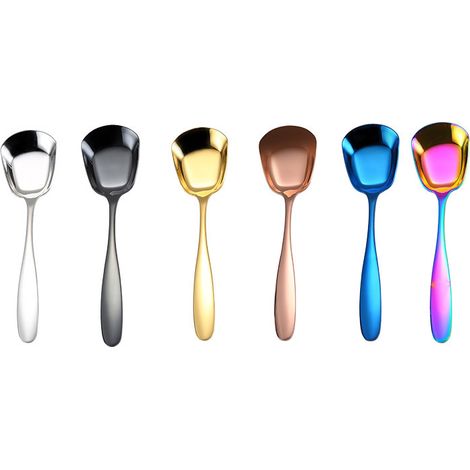 Cuillères à soupe en acier inoxydable de 15 cm (6 pièces) (1/5)
