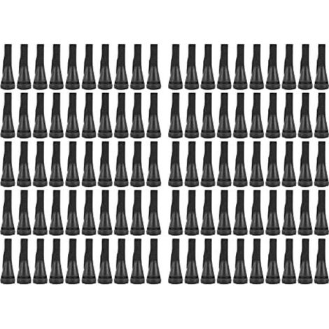100 PCS Doigts De Plumeuse De Poulet pour Machine De Plumeuse De Volaille, Épilation en Poultry Epilator Caoutchouc Doigt Plumeuse Picker pour Poulet, Canard, Plumes D\'oies (Le Noir) (1/4)