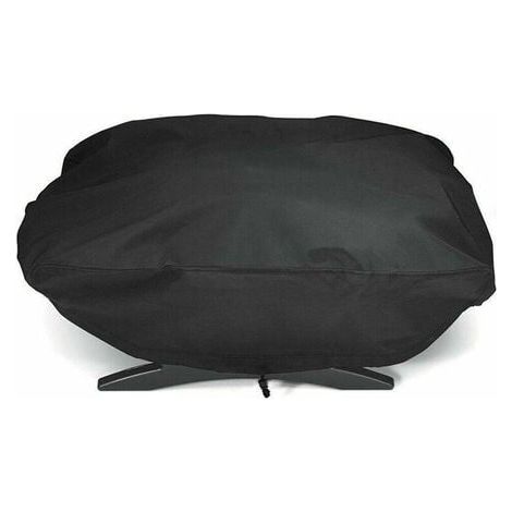 210D Protection Grill Cover for Weber Q1200 and 1000 Gas Grills, Fits Q1200, Q1400, Q1000, Q100, Q120, Baby Q, Anti-UV (1/4)