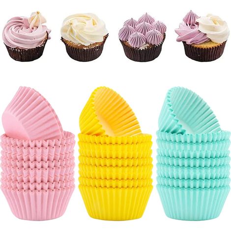 24 Pièces Moules En Silicone Réutilisable Antiadhésif pour Cupcakes, Muffins, Gâteaux, Glaces, Puddings, Gelée (L),Parent,- (1/5)