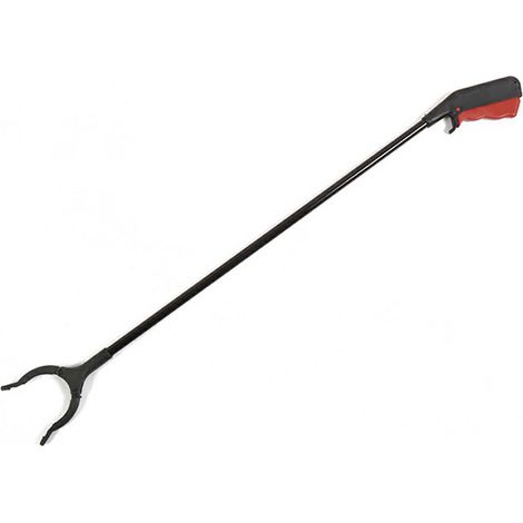 Pince et Ramasseur Métal 100cm Noir - Accessoire d'Assistance pour Sénior et Convalescent - Maniable et Léger (0.09kg) (1/5)