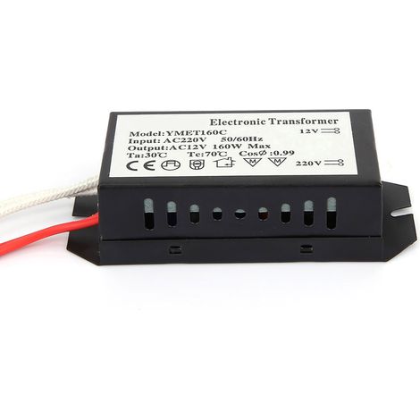 Transfo électronique 220V à 12V convertisseur de tension driver d'alimentation intelligent 160W (1/5)