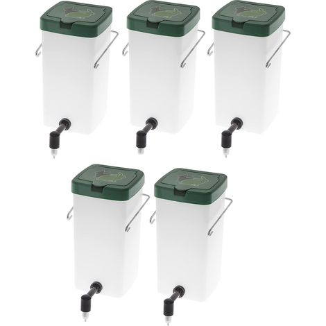 Lot de 4 abreuvoirs à tétons pour rongeurs Blanc 1 l (1/4)