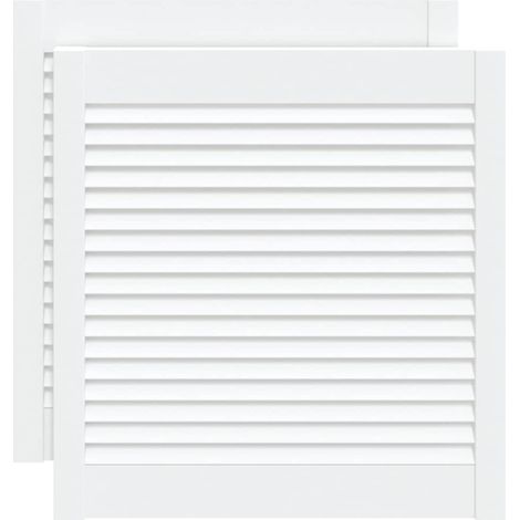 Maison Exclusive - Puerta de armario lamas 2 uds madera pino blan