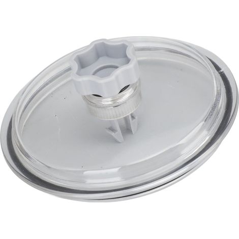 Capot pompe piscine couvercle crépine filtration performante joints toriques pour Intex SF15110 filtre sable PVC 2 pièces 2 rondelles (1/5)