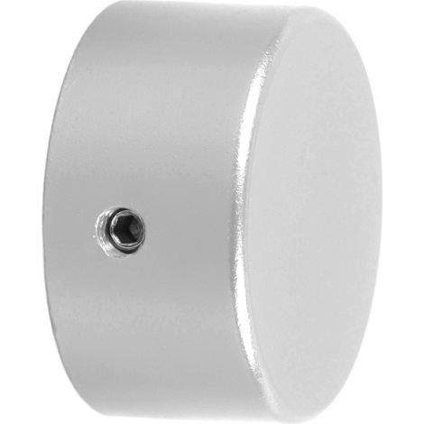 Protecteur de Pédale en Aluminium Anti-Dérapant pour Effets Guitare - Embout Métallisé Argent (1/5)