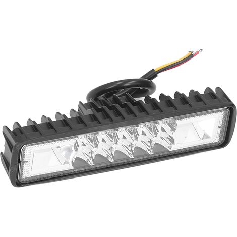 Phare de travail LED 48W Double Couleur Lampe Stroboscopique Latérale Universelle pour Auto Moto Tout-Terrain (1/5)