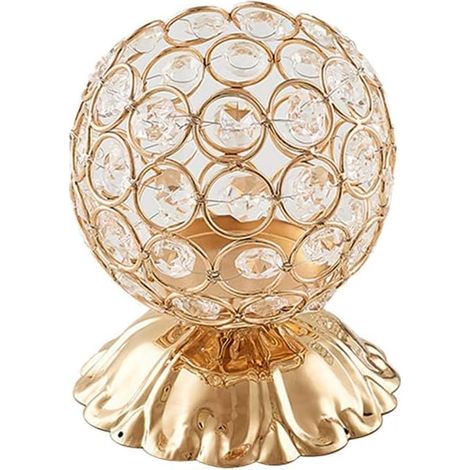 Luxuriöser, hohler Kerzenhalter für Hochzeiten, Büro, romantische Anlässe und Dinnerpartys (1/4)