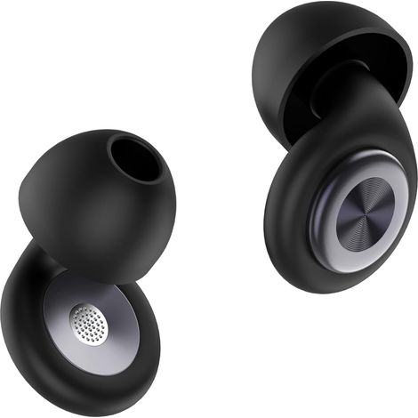 Bouchon D’oreille pour Dormir -45dB Anti Bruit, Protection Auditive Réutilisable en Silicone, 4 Tailles XS/S/M/L, Confort Léger Boule Quies pour Sommeil, Voyage, Concentration, Concert
