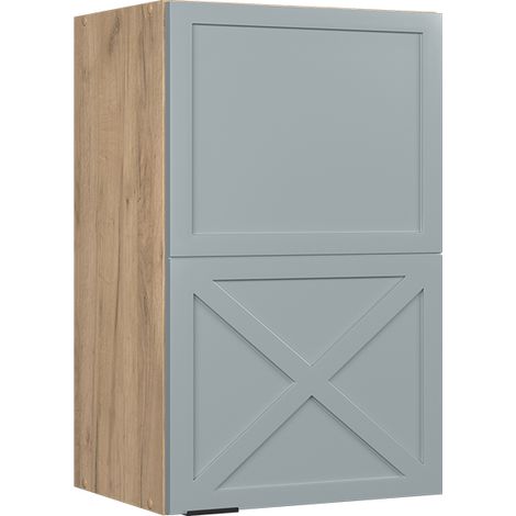 Pensile da cucina Fame-Line, Blu-grigio chiaro, 45 cm, Vicco