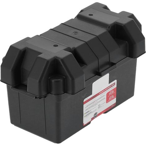 Boîte de rangement universelle pour batterie, support de protection avec sangle, grande capacité, pour voiture, camion, bateau, remorque, camping-car (1/5)