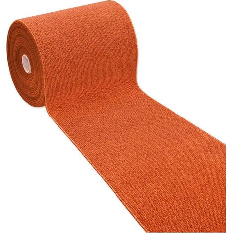 Tapis de Cuisine Antidérapant Moderne Polyvalent Chambre Couloir Couleur unie Orange - 50x40 cm (1/4)