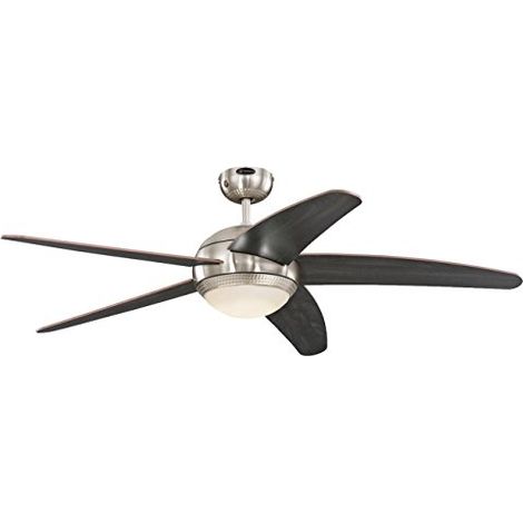 Westinghouse Lighting 7206840 Ventilatore a Soffito, Metallo, 132 X 132 X 36 Cm, Cromo Satinato (1/4)