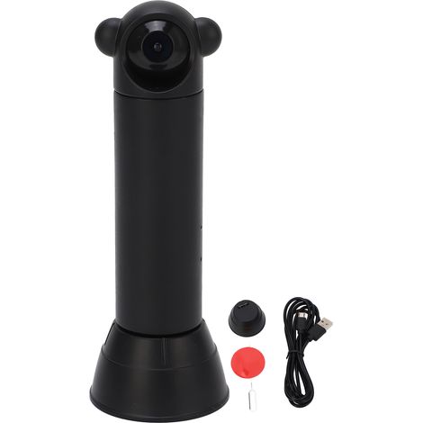 Caméra Intelligente 1080P HD WiFi Sans Fil Rotation Translation 180° pour Surveillance Bébé Animal Domestique (1/5)