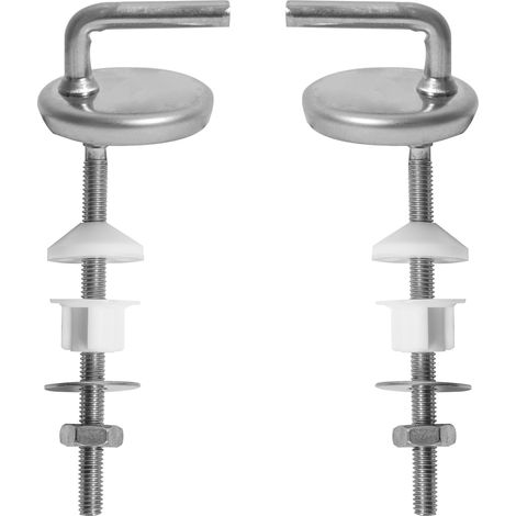 Cornat TEC365072 - Kit di fissaggio per WC Cornat Modena e vari motivi decorativi, in acciaio inox e plastica, sistema di fissaggio, set di ricambio, accessori, TEC365072 (1/2)